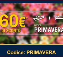 SCONTO DI 60 € PER VOLO+HOTEL CON EDREAMS