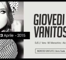 GIOVEDI VANITOSO – LINEA NOTTURNA – CAGLIARI – GIOVEDI 23 APRILE 2015