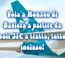 VOLA A MONACO DI BAVIERA CON AIR DOLOMITI A PARTIRE DA 31 €