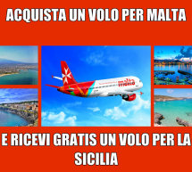 ACQUISTA UN VOLO PER MALTA E RICEVI UN BIGLIETTO PER LA SICILIA