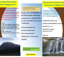 ESCURSIONE A MONTE ALBO E FORESTA IS ARINUS – 9-10 MAGGIO 2015