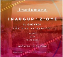 INAUGURAZIONE IL GIOVEDI CHE NON TI ASPETTI – FRONTEMARE-QUARTU SANT’ELENA- GIOVEDI 11 GIUGNO 2015