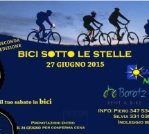 BICI SOTTO LE STELLE – LAGO BARATZ- SABATO 27 GIUGNO 2015