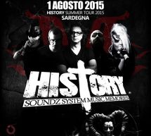 HISTORY SUMMER TOUR 2015 – ALMA BEACH STUDIOS – QUARTU SANT’ELENA – SABATO 1 AGOSTO 2015