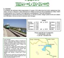 VIAGGIO COL TRENINO VERDE MANDAS-ISILI PER IL CENTENARIO – DOMENICA 21 GIUGNO 2015