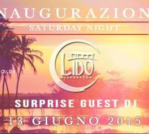 INAUGURAZIONE LIDO DISCO BEACH – CAGLIARI – SABATO 13 GIUGNO 2015