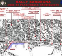 MODIFICHE AL TRAFFICO PER IL RALLY SARDEGNA E AREE DI PARCHEGGIO CONSIGLIATE