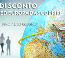 15% SCONTO PER ITALIA ED EUROPA CON ALITALIA – FINO A MARTEDI 30 GIUGNO 2015