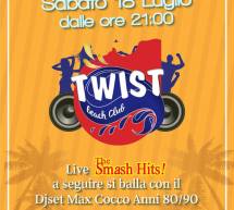 SUMMER 2015 – LIVE & DJ SET – TWIST BEACH CLUB – CAGLIARI – SABATO 18 LUGLIO 2015