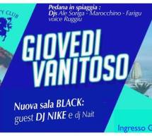 GIOVEDI VANITOSO – MARLIN BEACH CLUB – QUARTU SANT’ELENA – GIOVEDI 16 LUGLIO 2015