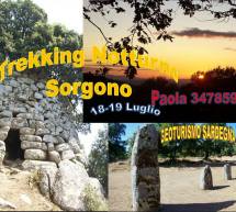 TREKKING NOTTURNO A SORGONO – 18-19 LUGLIO 2015