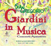 GIARDINI IN MUSICA – SAN GREGORIO – VENERDI 28 AGOSTO 2015