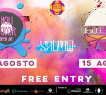 HOLI COLOR OPEN AIR 2015 – SPIAGGIA DI BASAURA – TORTOLI’ – 14-15 AGOSTO 2015