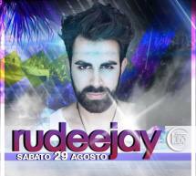 SPECIAL GUEST RUDEEJAY – LIDO DISCO BEACH – CAGLIARI – SABATO 29 AGOSTO 2015