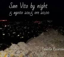 ESCURSIONE A SAN VITO BY NIGHT – MERCOLEDI 5 AGOSTO 2015