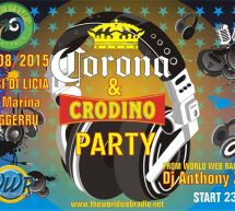 CORONA & CRODINO PARTY – DJ ANTHONY ZELLA – BUGGERRU – GIOVEDI 13 AGOSTO 2015