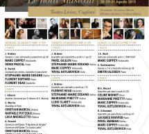 LE NOTTI MUSICALI – TEATRO LIRICO – CAGLIARI – 28-29-31 AGOSTO 2015