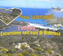 ESCURSIONE ALL’OASI NATURALISTICA BIDDEROSA – OROSEI – DOMENICA 4 OTTOBRE 2015