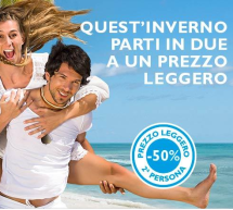 QUEST’INVERNO PARTI IN DUE A UN PREZZO LEGGERO: RISPARMIA IL 50% CON MSC CROCIERE