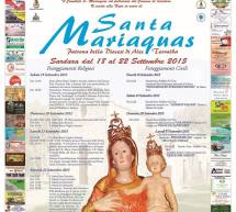 FESTEGGIAMENTI DI SANTA MARIAQUAS – SARDARA- 18-22 SETTEMBRE 2015