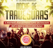 NOCHE DE TRAVESURAS – LIDO DISCO BEACH – CAGLIARI – MARTEDI 15 SETTEMBRE 2015