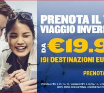 VOLA IN ITALIA E IN EUROPA CON RYANAIR A PARTIRE DA 19,99 €