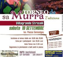 TORNEO DE SA MURRA – VILLAGRANDE STRISAILI – SABATO 19 SETTEMBRE 2015