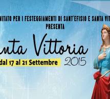 FESTEGGIAMENTI PER SANTA VITTORIA -SARROCH – 17-21 SETTEMBRE 2015