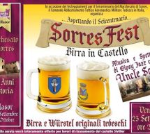 SORRES FEST – BIRRA IN CASTELLO – VILLASOR – VENERDI 25 SETTEMBRE 2015