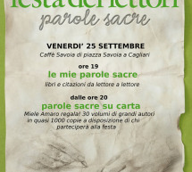 FESTA DEI LETTORI – MIELEAMARO – CAFFE’ SAVOIA – CAGLIARI – 24-27 SETTEMBRE 2015