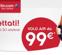 VOLA IN EUROPA CON AIR BERLIN A PARTIRE DA 99 € A/R