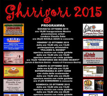 3° EDIZIONE GHIRIGORI – ARTISTI IN OPERA- SETTIMO SAN PIETRO – 22-25 OTTOBRE 2015