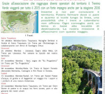 AUTUNNO COL TRENINO VERDE – OGNI DOMENICA DAL 18 OTTOBRE 2015