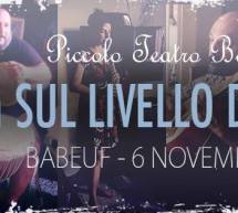 12 M SUL LIVELLO DEL MARE – BABEUF – CAGLIARI – VENERDI 6 NOVEMBRE 2015