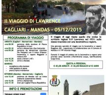 IL VIAGGIO DI LAWRENCE DA CAGLIARI A MANDAS – SABATO 5 DICEMBRE 2015