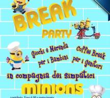 BREAK PARTY CON I MINIONS – QUARTU SANT’ELENA- DOMENICA 15 NOVEMBRE 2015