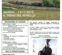 IL TRENO DEL NOVELLO – MANDAS-  SABATO 14 NOVEMBRE 2015