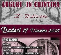 AUGURI IN CHINTINA – BADESI – SABATO 19 DICEMBRE 2015