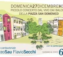 SUONO AL CIVICO 63 E 72 – CAGLIARI – DOMENICA 27 DICEMBRE 2015