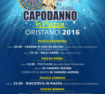 CAPODANNO 2016 IN PIAZZA A ORISTANO – GIOVEDI 31 DICEMBRE 2015