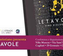 LE TAVOLE- VINI EVARISTIANO – VILLA MUSCAS – CAGLIARI – VENERDI 29 GENNAIO 2016