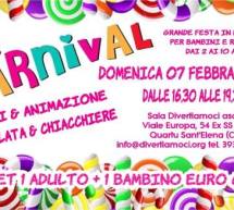 KIDS CARNIVAL – DIVERTIAMOCI – QUARTU SANT’ELENA – DOMENICA 7 FEBBRAIO 2016