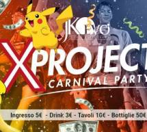 X PROJECT – CARNIVAL PARTY – JKO EVO’ – CAGLIARI – LUNEDI 8 FEBBRAIO 2016