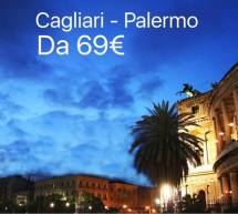 DA MARZO 2016 NUOVO VOLO CHARTER CAGLIARI-PALERMO DA 69 € A TRATTA