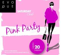 PINK PARTY – EVOQUE – CAGLIARI – SABATO 20 FEBBRAIO 2016