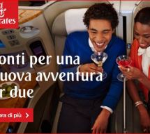 SCONTO 15% SU TUTTI I VOLI EMIRATES SE VIAGGIATE IN COPPIA