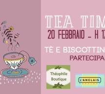 TEA TIME E BISCOTTINI – EXMA’ – CAGLIARI – SABATO 20 FEBBRAIO 2016