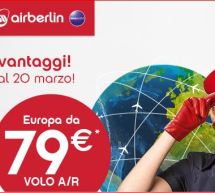 VOLA IN EUROPA A 79 € E USA A 499 € CON AIR BERLIN