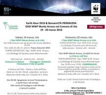 L’ORA DELLA TERRA 2016- BenvenUTA PRIMAVERA – 19-20 MARZO 2016