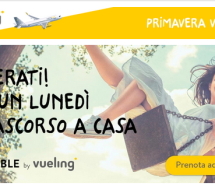 PONTE DEL 25 APRILE: ECCO LE OFFERTE VUELING DA CAGLIARI